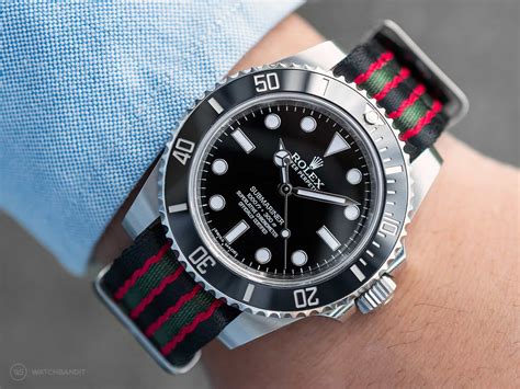 nato strap rolex james bond|Rolex submariner 2020 rubber strap.